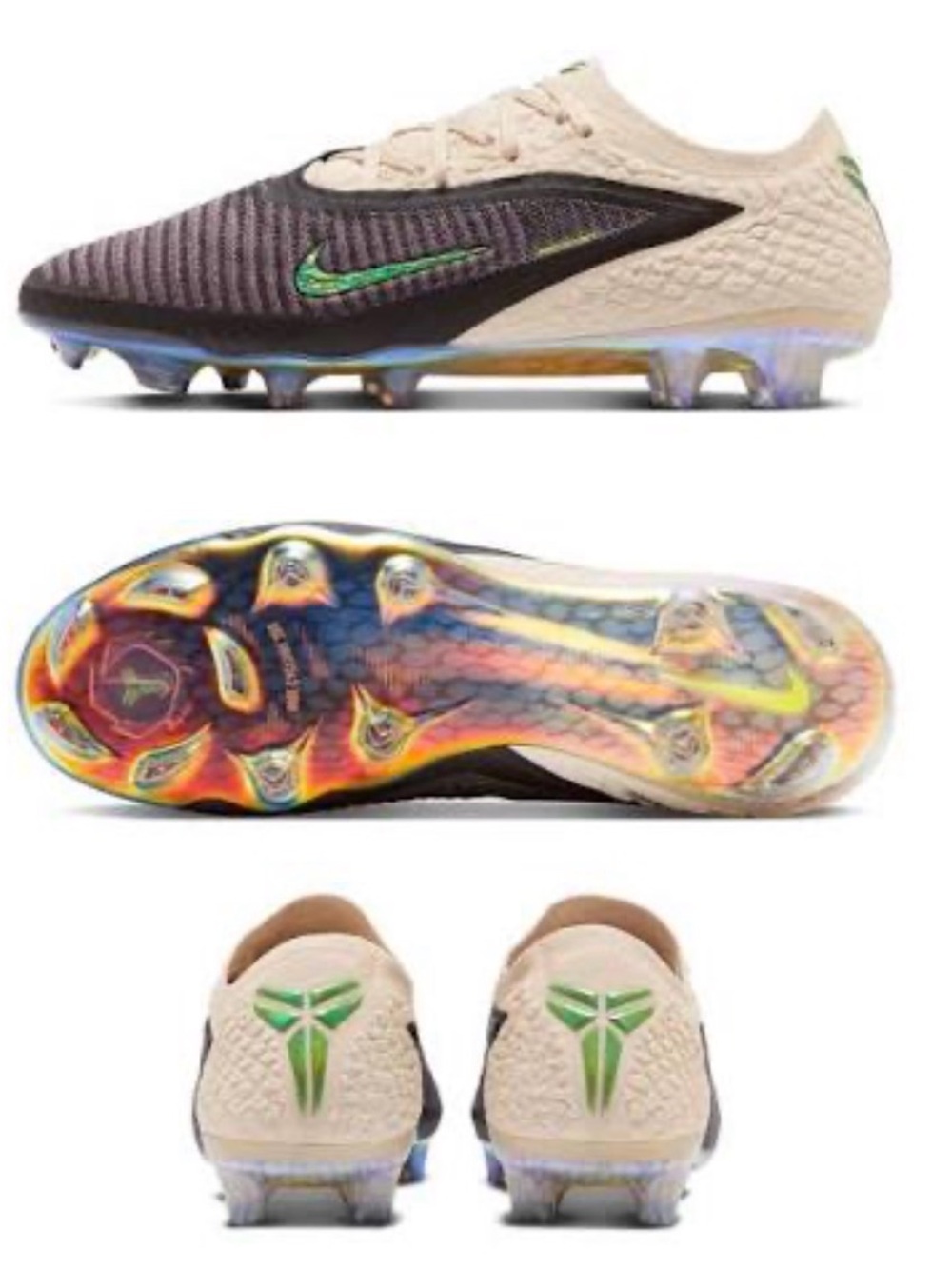Nike Phantom 6 High Elite SE Kobe Firm Ground Cleats (Phantom/Black